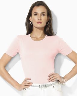 cotton crewneck tee price $ 29 50 color cherie pink size select size l