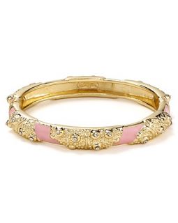 sequin enamel hinge bangle price $ 32 00 color pale pink gold quantity