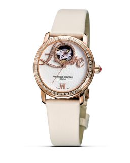 Automatic Love Watch with Diamond Accents, 34 mm