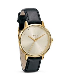 Nixon The Kensington Leather Watch, 36 1/2mm