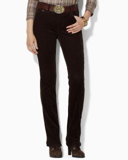 Lauren Ralph Lauren Tanya Classic Straight Leg Corduroy Pants