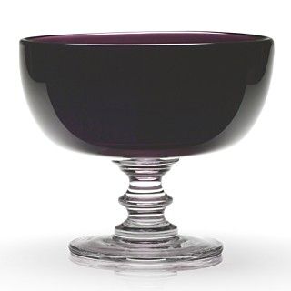 William Yeoward Country Amethyst Footed Rose Bowl, 8.5