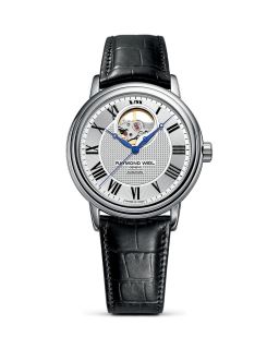 Raymond Weil Maestro Stainless Steel & Leather Watch, 39mm