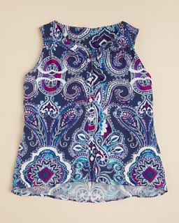 Aqua Girls Paisley Tank Top   Sizes S XL