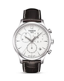 Tissot Tradition Mens Silver Chrono Classic Watch, 42mm