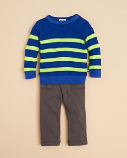 Splendid Littles Infant Boys Neon Pop Thermal Sweatshirt & Pant Set
