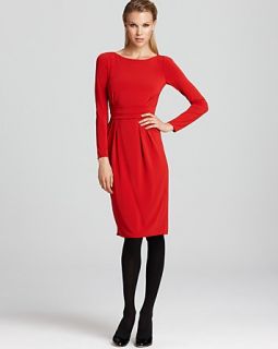 Armani Collezioni Long Sleeve Dress   with Cut Out in Back