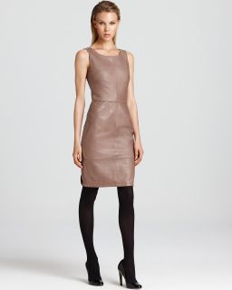 Armani Collezioni Leather Dress   Sleeveless