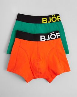 bjorn borg boxer briefs pack of 2 price $ 47 95 color green orange