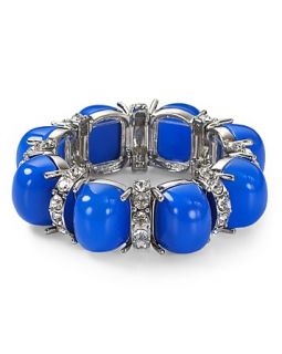 aqua geometric stretch bracelet price $ 48 00 color royal blue