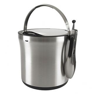oxo steel ice bucket tong set price $ 49 99 color steel quantity 1 2 3