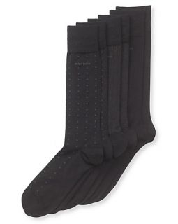 BOSS Black Patterned 3 Pack Dress Socks