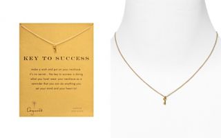 Dogeared Gold Key to Success Necklace, 18_2