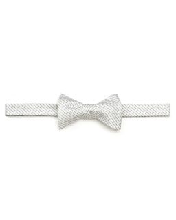micro pattern bow tie price $ 55 00 color white quantity 1 2