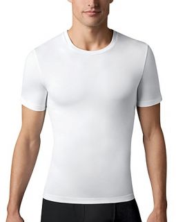 spanx cotton compression crew tee price $ 58 00 color white size