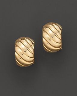 Roberto Coin 18 Kt. Yellow Gold Ribbed Earrings