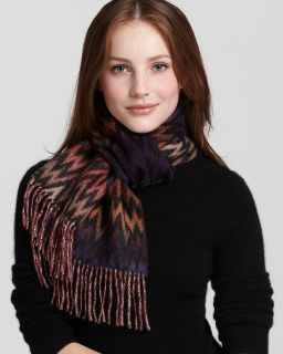 Cashmere Exclusively by Zig Zag Ombré Woven Scarf