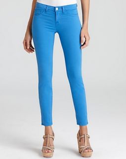 Brand 811 Mid Rise Luxe Twill Skinny Jeans in Blue Bonnet