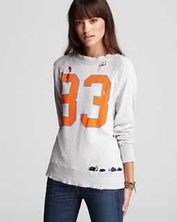 WILDFOX Top   83 Destroyed Terry Pullover