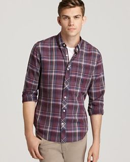 Vince Holiday Plaid Sport Shirt   Classic Fit