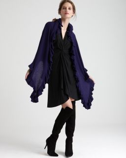 Cashmere Exclusively by Ruffled Shawl