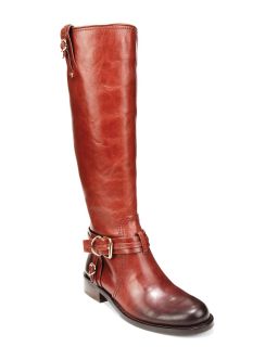 VINCE CAMUTO Tall Flat Harness Riding Boots   Kabo Extended Calf