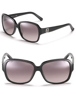 Fendi Gem Logo Oversized Square Sunglasses