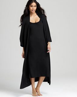 natori shangri la knit robe price $ 98 00 color black size select size