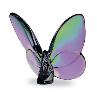 baccarat lucky butterfly iridescent price $ 125 00 color iridescent