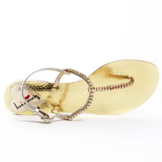 June Bug Sandal   Gold, Luichiny, $38.49