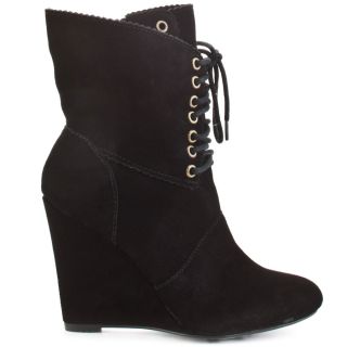 Abbey Dawns Black Studded Wedge Bootie  Black for 89.99