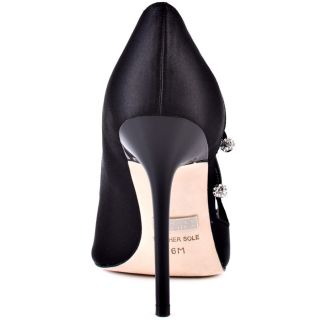 Badgley Mischkas 2 Wanda   Black Satin for 209.99