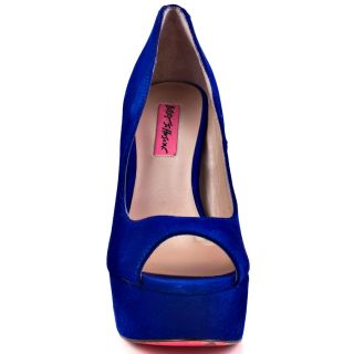 Betsey Johnsons Blue Sita   Blue Suede for 99.99