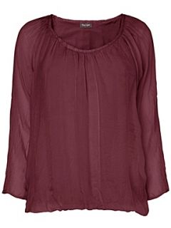 Phase Eight Devany silk blouse Red   