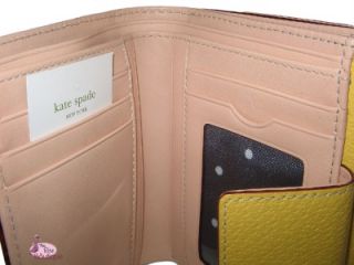 Kate Spade Leather Lisa Wellesley French Coin Purse Money Clutch