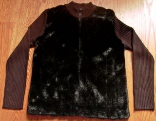Kathie Lee Collection ladies sweater/jacket size S, black color with