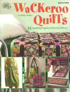Quilting Wackeroo Quilts Pattern Booklet 14 Projects 2 Cut Blocks