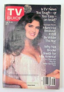 Lot of 2 TV Guides from 1987 Dolly Parton Brooke Shields Collectible