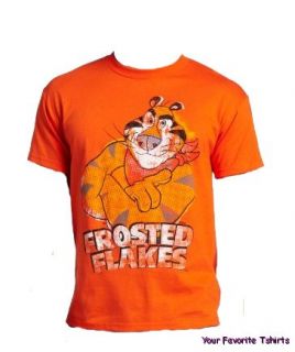 Licensed Kelloggs Frosted Flakes Tony The Tiger Adult Shirt