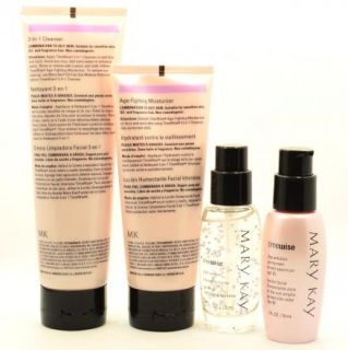 Mary Kay TimeWise Miracle Set 4 PK Cleanser Moisturizer Normal Dry