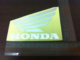 A019 2D Honda Swing Chrome Silver New Logo Decals Stickers Quality
