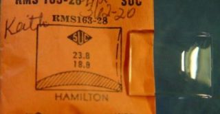 Hamilton Keith Replacement Watch Crystal SUC RMS165 1