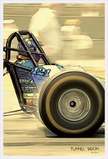 Tunnel Vision 34 Dragster Art MW James