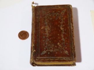 Antique Book 1845 The Imitation of Christ Italian Count Borgogelli