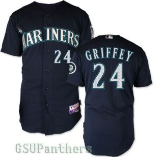 Ken Griffey Jr Authentic Seattle Mariners Alternate Cool Base Jersey