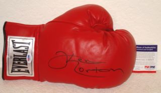 Ken Norton Autographed Everlast Boxing Glove PSA DNA