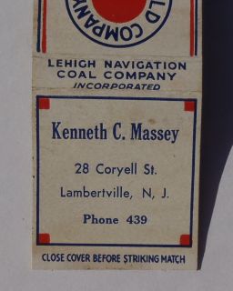 Old Companys Lehigh Anthracite Coal Ken Massey Lambertville NJ