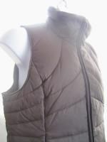Sz XL Kenneth Cole Reaction Vest Puffer Puffy Brown Green Down Feather