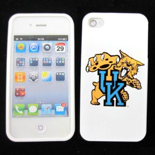 Apple iPhone 4 4S 4G Kentucky Wildcats Silicone Rubber Skin Case Phone