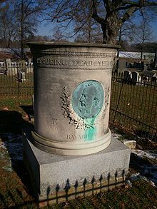 grave of bayard taylor in kennett square pennsylvania